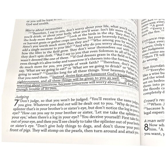 The Daily Life Bible LARGE PRINT EDITION Easy To Read Common English Bible - Picture 4 of 16